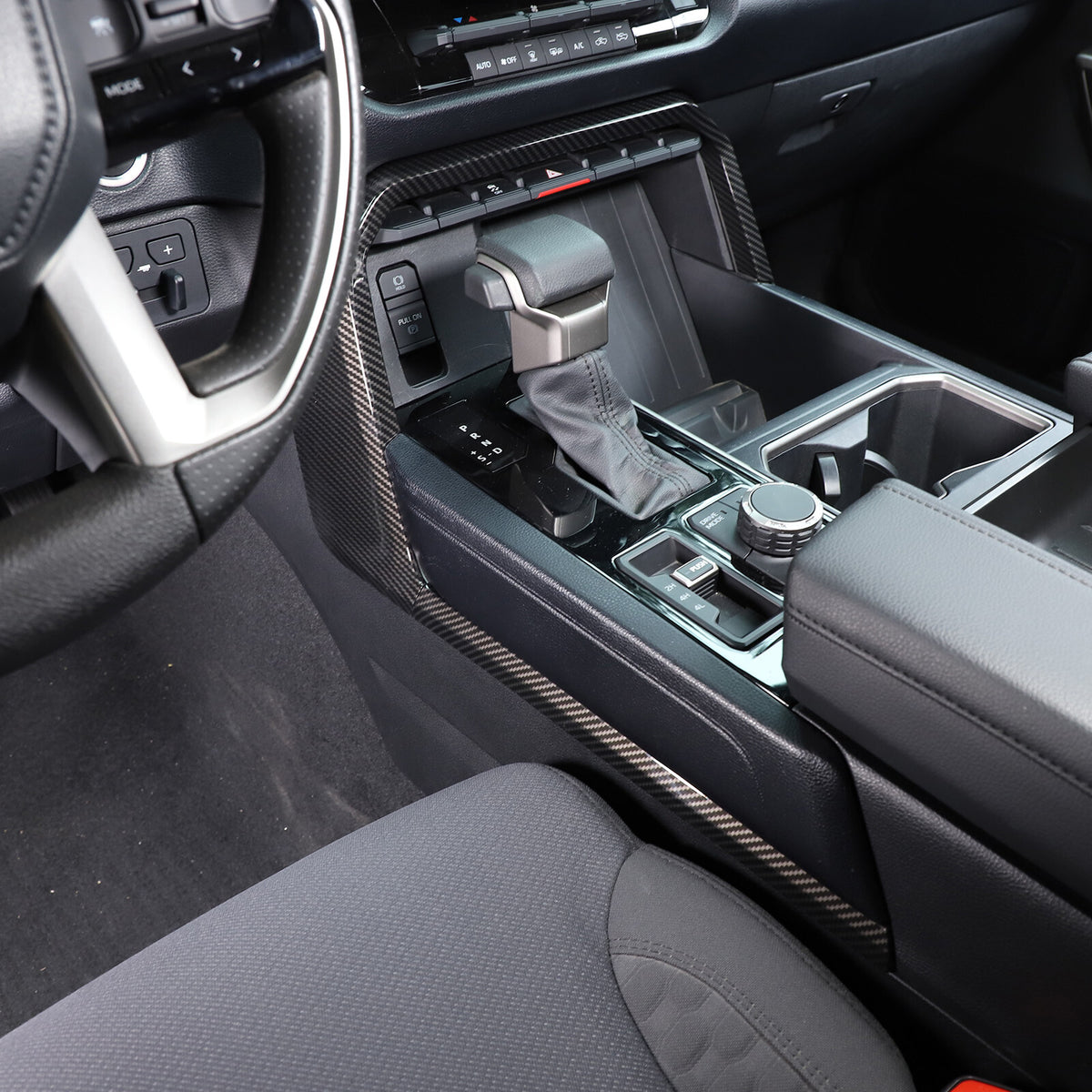 ABS Carbon Fiber Interior Set Cover Trim Kit For Toyota Tundra Sequoia SR 22+ - Styles 1-5 102