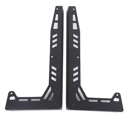Black Seat Box Corner Carpet Mat Protector For Land Rover Defender L316 2004-18 6