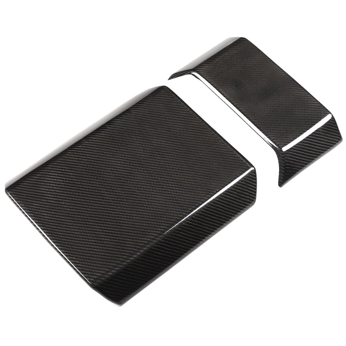 Real Dry Carbon Fiber Center Console Interior Trim For Tesla Cybertruck 2024+ 58