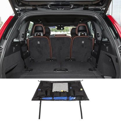 Rear Trunk Cargo Net Storage Bag Tray For Volvo XC90 2015+ 2