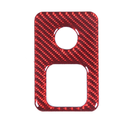 Red Soft Carbon Fiber Interior Decor Trim Kit Cover Set For Corvette C8 20-25 109
