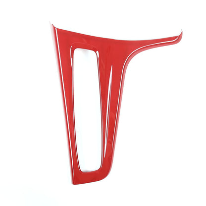 Red ABS Center Control Gear Trim Panel Trim Cover For Cadillac Escalade 21-23 US 4