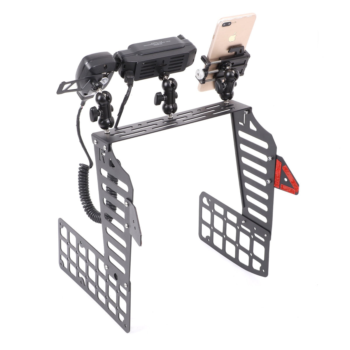 Center Console Molle Panels Digital Device Mount For Toyota FJ Cruiser 2007-2021 15