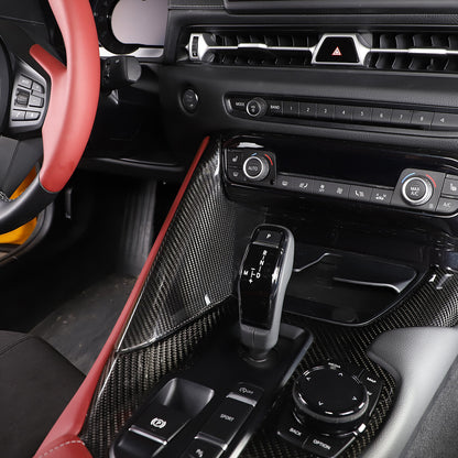Real Carbon Fiber Full Interior Set Decor Trim Kit For Toyota Supra A90 MK5 19+ 60