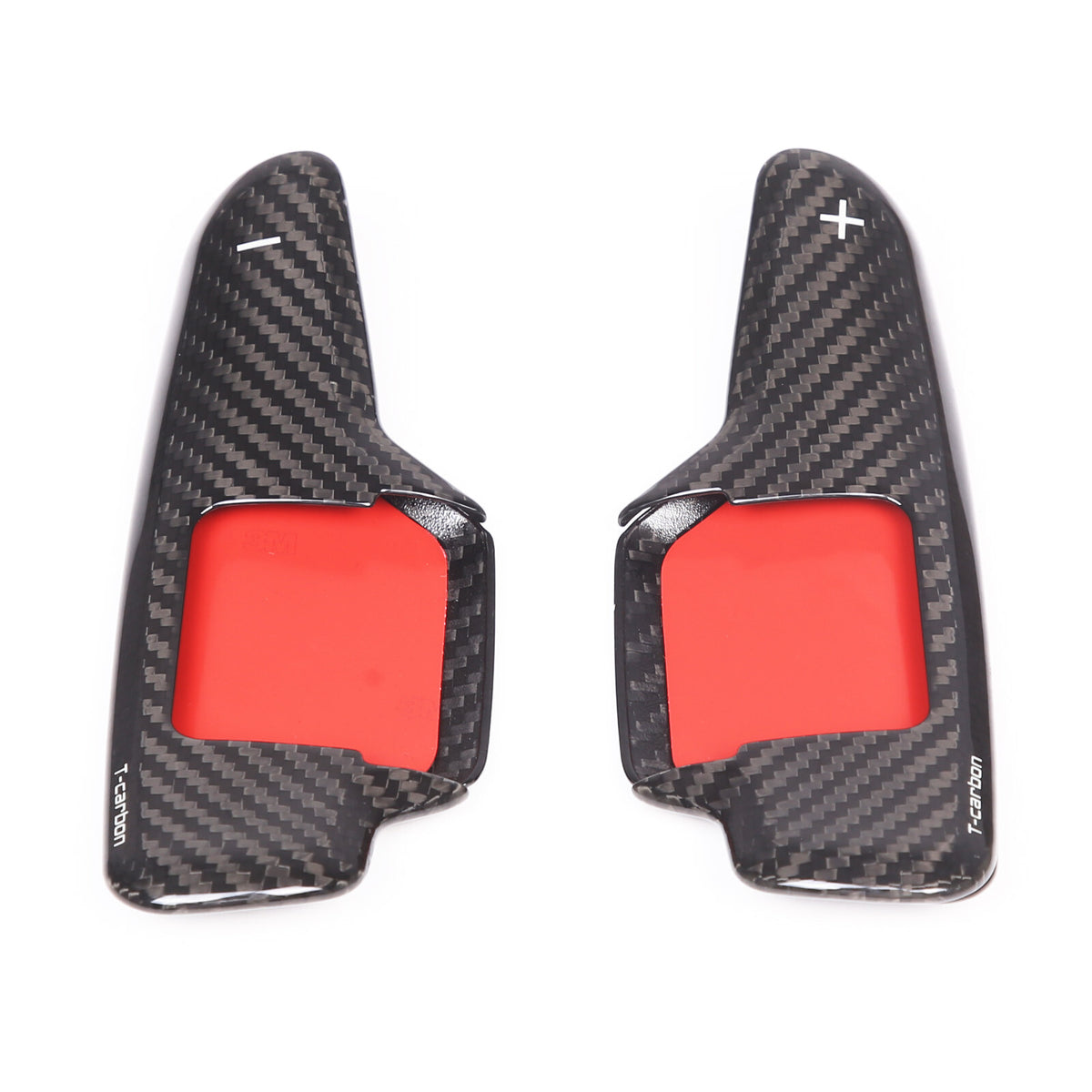 Black Real Carbon Fiber Gear Shift Paddles Paddle Shifters For Corvette C8 20-26 21