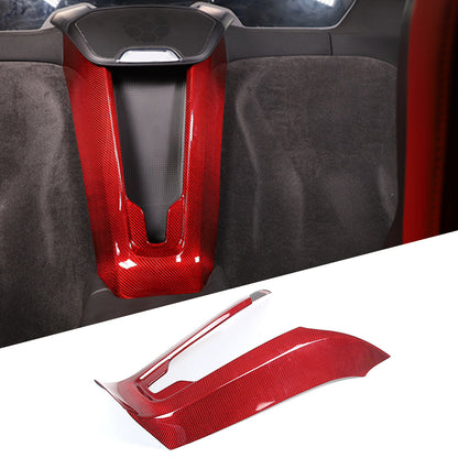 Red Real Carbon Fiber Interior Full Decor Cover Trim Kit for Corvette C8 2020-25 - Variants 11-15 34
