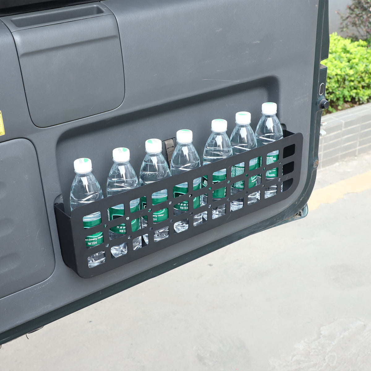 Aluminum Alloy Tailgate Storage Molle Panel For Toyota Prado FJ120 03-09 14