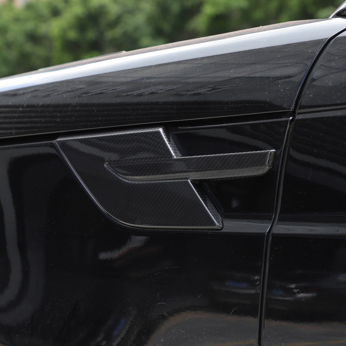 Real Carbon Fiber Hood Side Trim Cover Set for LR Range Rover Sport L461 2023+ 18