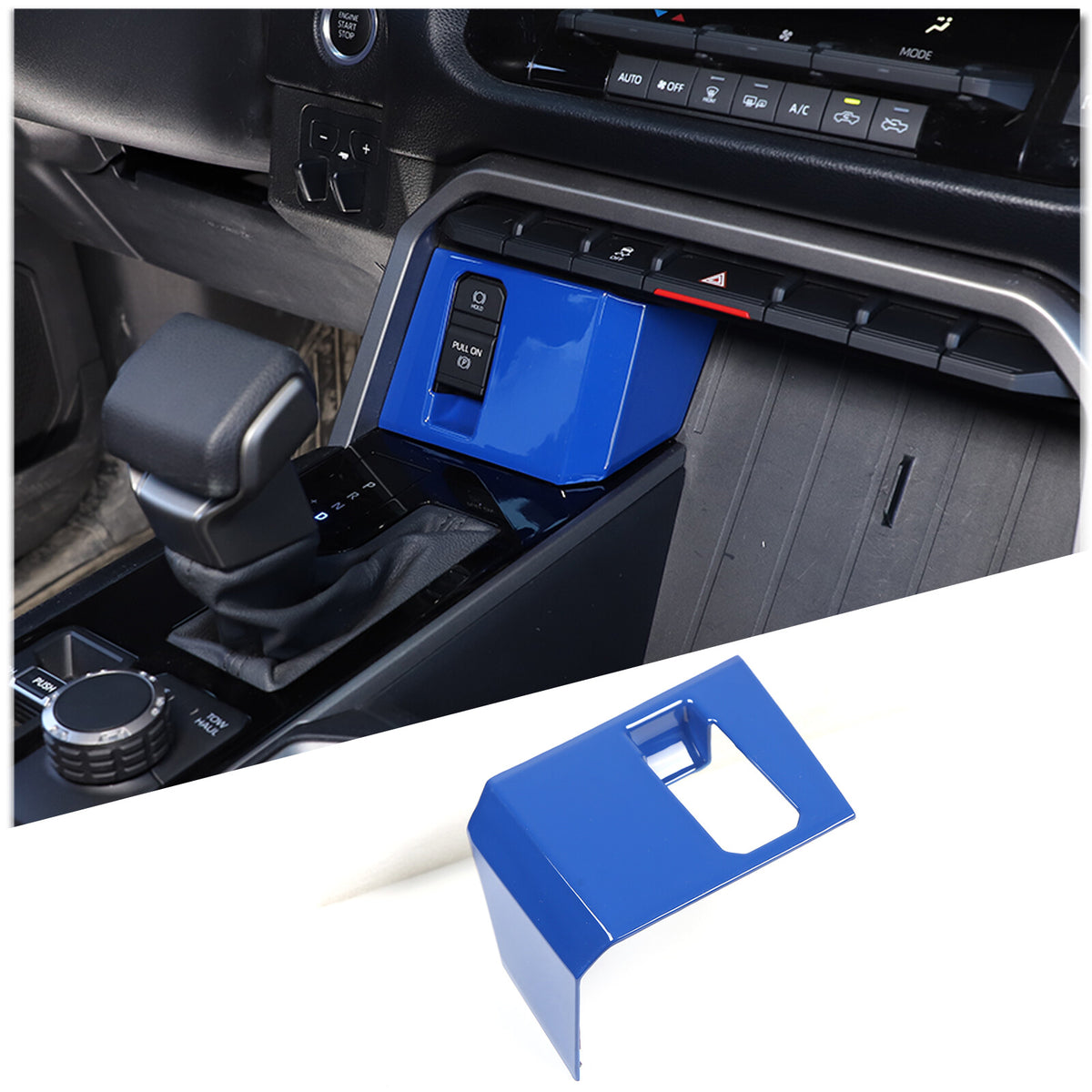 ABS Blue Car Center Panel Trim Interior Accessories For Toyota Tundra 2022-2026 - Variants 1-5 14