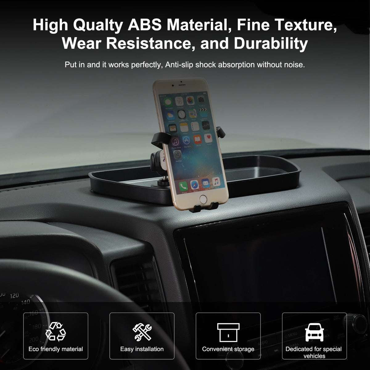 US Flag Dashboard Storage Tray Box Phone Holder Clip For Nissan Frontier D41 22+ 6