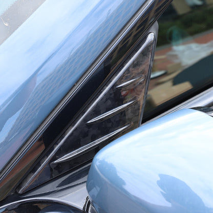 Forged A-Pillar Front Door Triangle Cover Trim For BMW 8 Series G14 15 16 19-22 3
