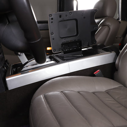 Silver Interior Gear Shift Panel Side Trim Cover For Hummer H2 2003-2007 10