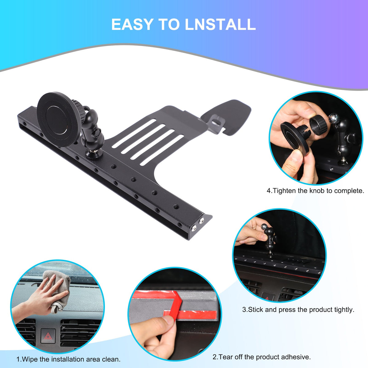 Magnetic Multifunctional Phone Holder Bracket For Hummer H3 2005-2009 23