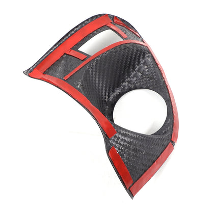 Real Carbon fiber Engine Start Stop Button Cover Trim For Subaru WRX VB 2022-24 7