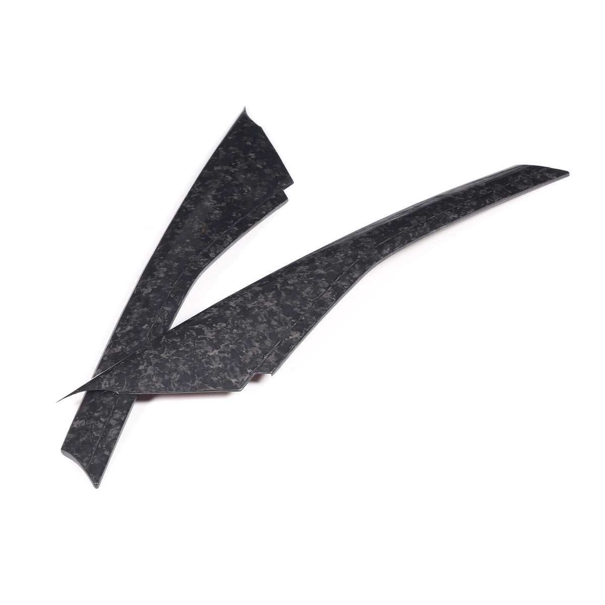Real Forged Carbon Fiber A-pillar Panel Sticker Trim For Corvette C7 2014-2019 4