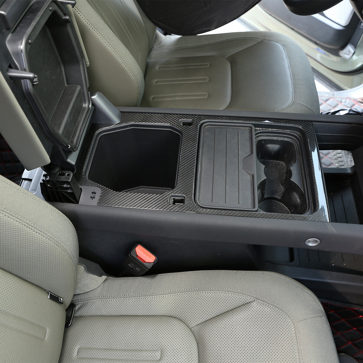 Real Dry Carbon Fiber Full Interior Trim Set For LR Defender 90 110 L663 20-23 64