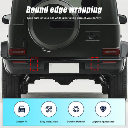 Real Carbon Fiber Rear Bumper Plate Cover For Benz G-Class G550 G63 W465 25+ US 6