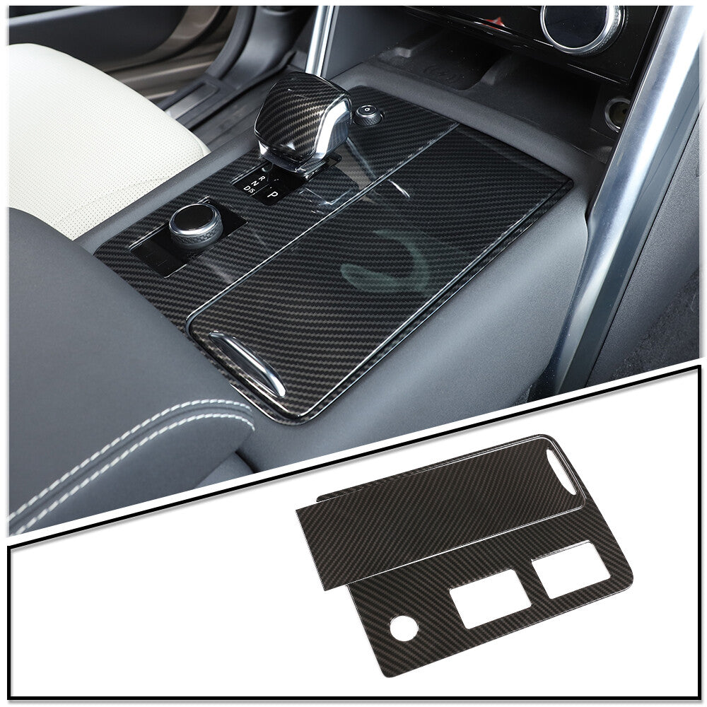 ABS Carbon Center Console Gear Panel Frame Trim For Land Rover Discovery 5 21-24 15