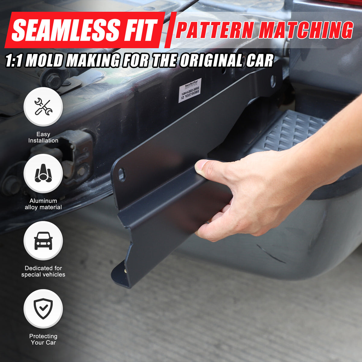 Rear Bed Molle Panel Truck Bed Tailgate Molle Panel For Nissan Titan 16-23 US 7