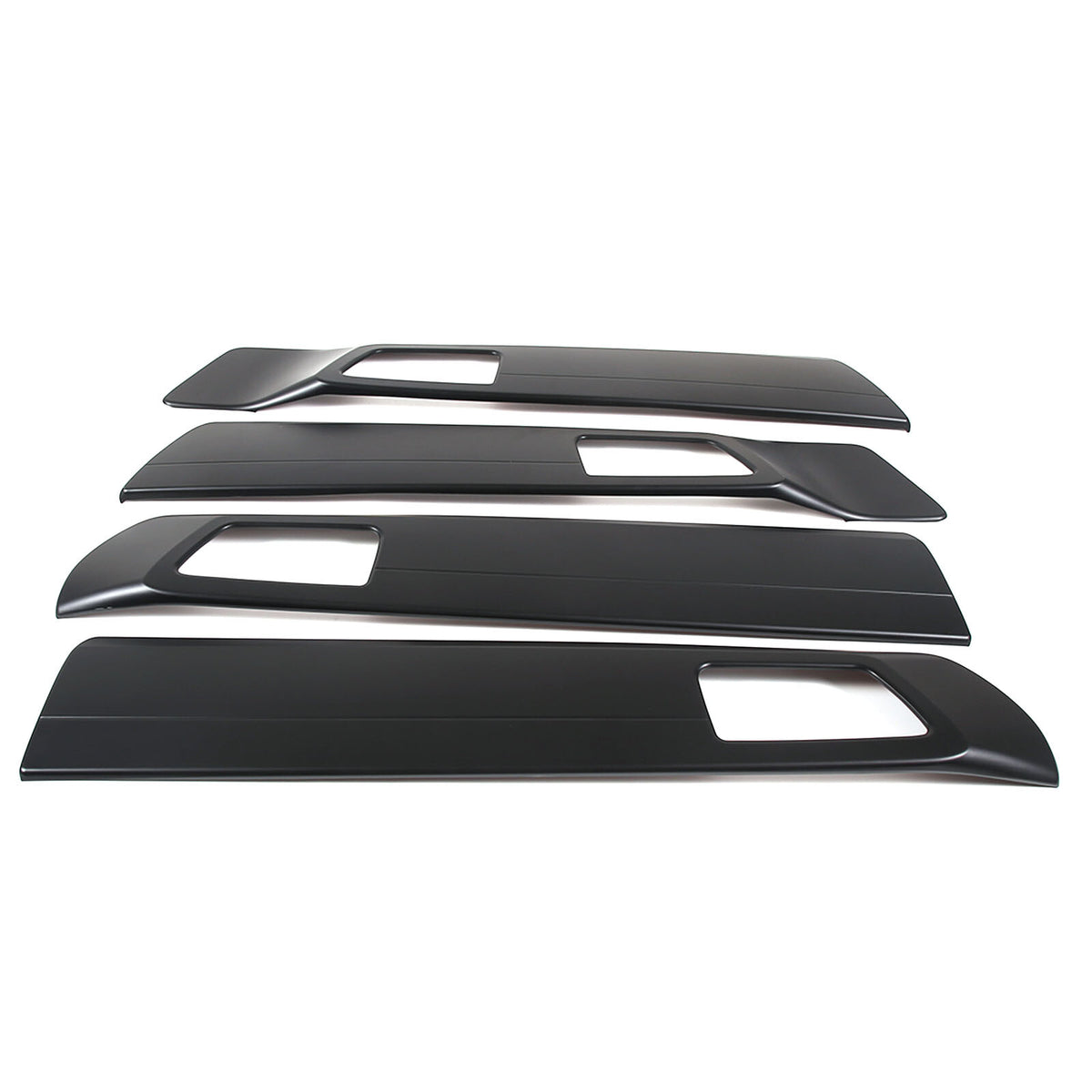 Matte Black Inner Interior Door Handle Panel Trim Cover For Toyota Tundra 2022+ 15