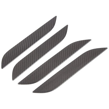 Matte Real Carbon Fiber Side Door Handle Covers For Tesla Model S Plaid 2014+ US 7