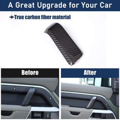 Real Dry Carbon Fiber Full Interior Trim Set For LR Defender 90 110 L663 20-23 37
