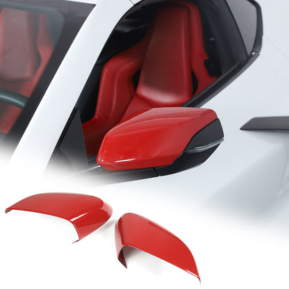 Red Full Interior Set Dash Panel Decor Cover Trim Kit For Corvette C8 2020-25 - Variants 16-20 49