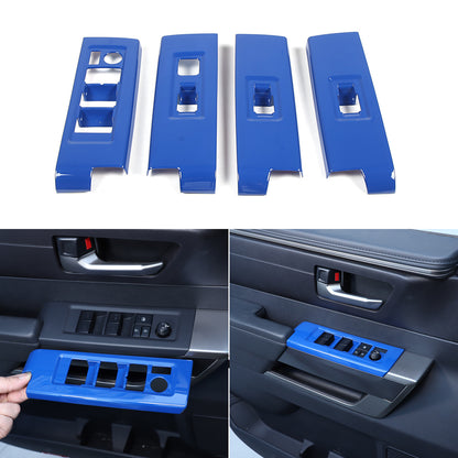 ABS Blue Car Center Panel Trim Interior Accessories For Toyota Tundra 2022-2026 - Variants 6-10 7