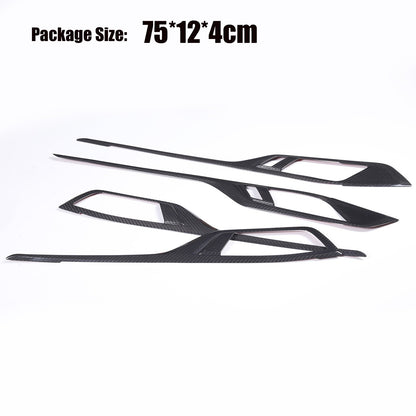 Real Carbon Fiber Interior Door Panel Trim For BMW 4 Series G26 430i 440i 22-24 18