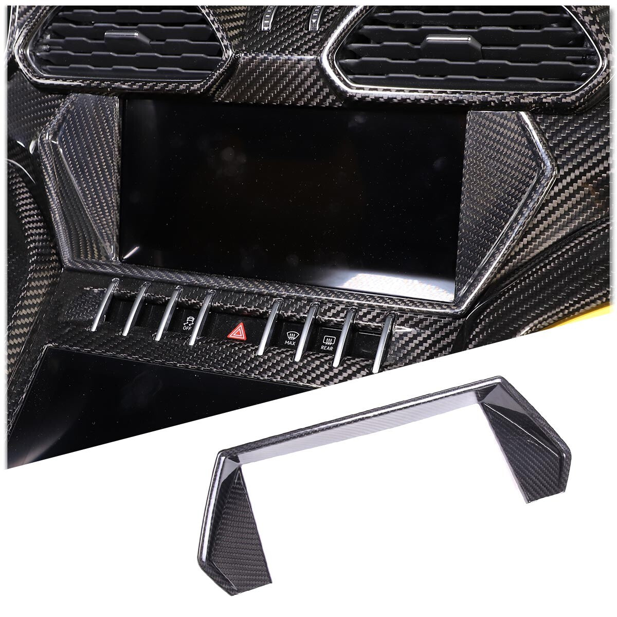 Full Set Interior Decoration Kit Trim Cover Frame For Lamborghini URUS 2018-23 4