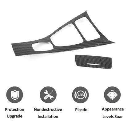 ABS Carbon Fiber Interior Dash Center trim For BMW 3 325i 328i 335i 2008-12 US 12