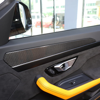 Real Carbon Fiber Interior Door Panel Cover Trim For Lamborghini URUS 18-23 US 9