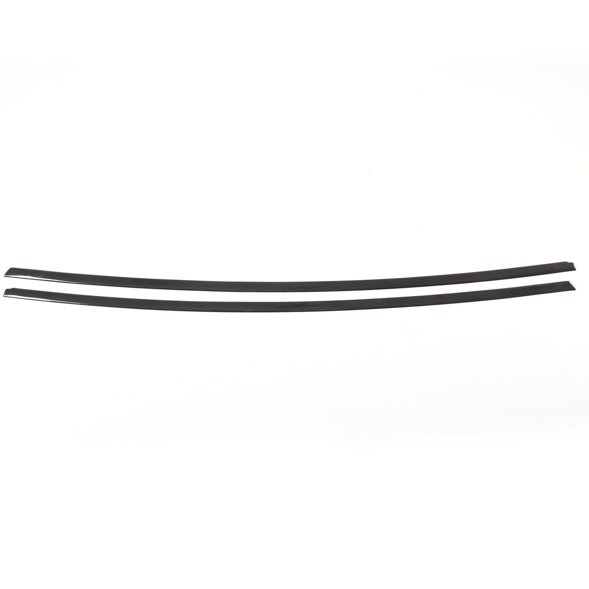 Real Carbon Fiber Door Window Sill Trim Decor Strips For Corvette C6 2005-2013 8