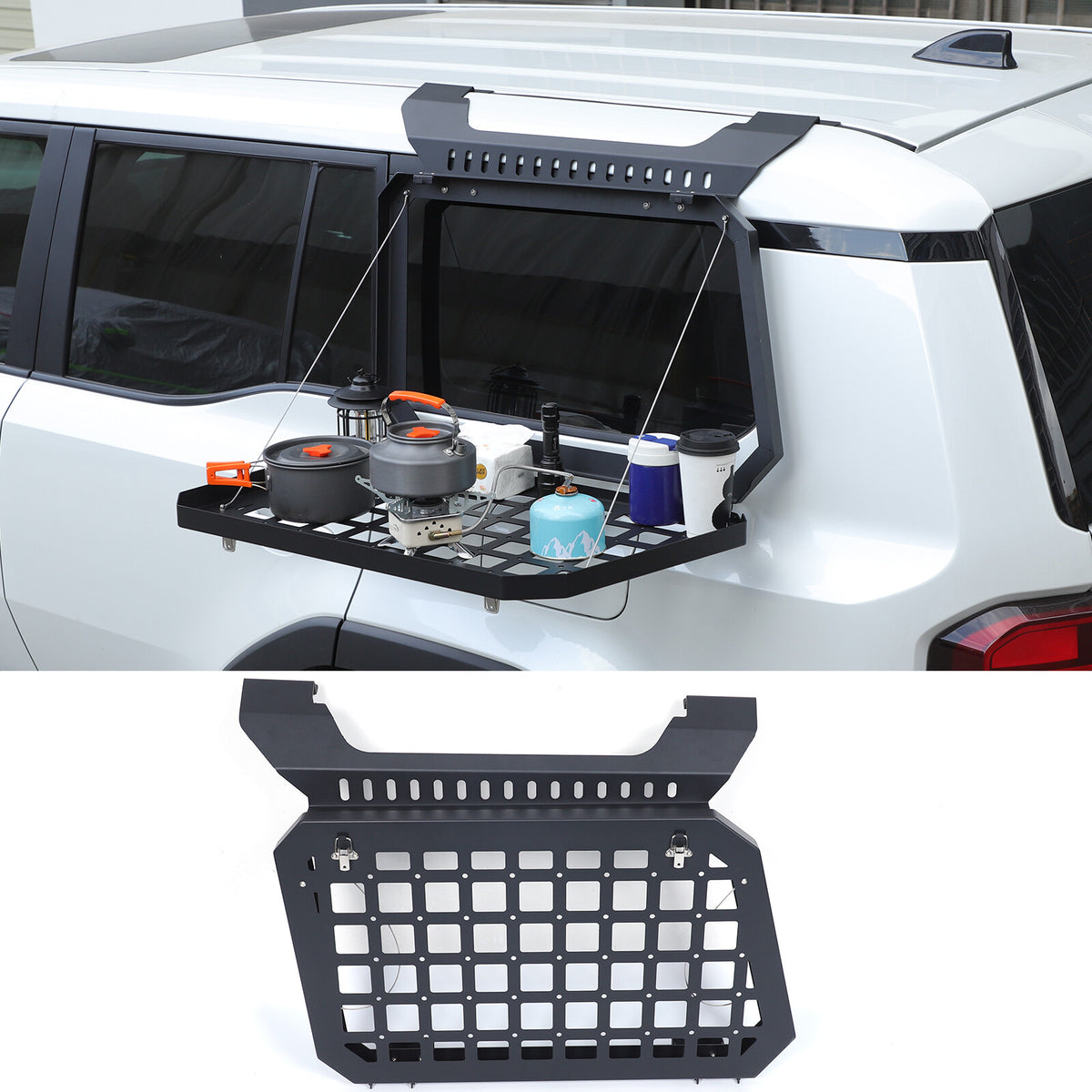 Exterior Side Window Molle Panel Storage For Toyota Land Cruiser LC250 24+ US 3