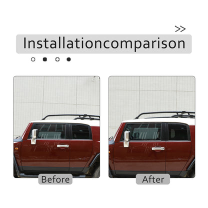 Carbon Fiber Top Window Accent Line Trim Strip For Toyota FJ Cruiser 2007-2021 3