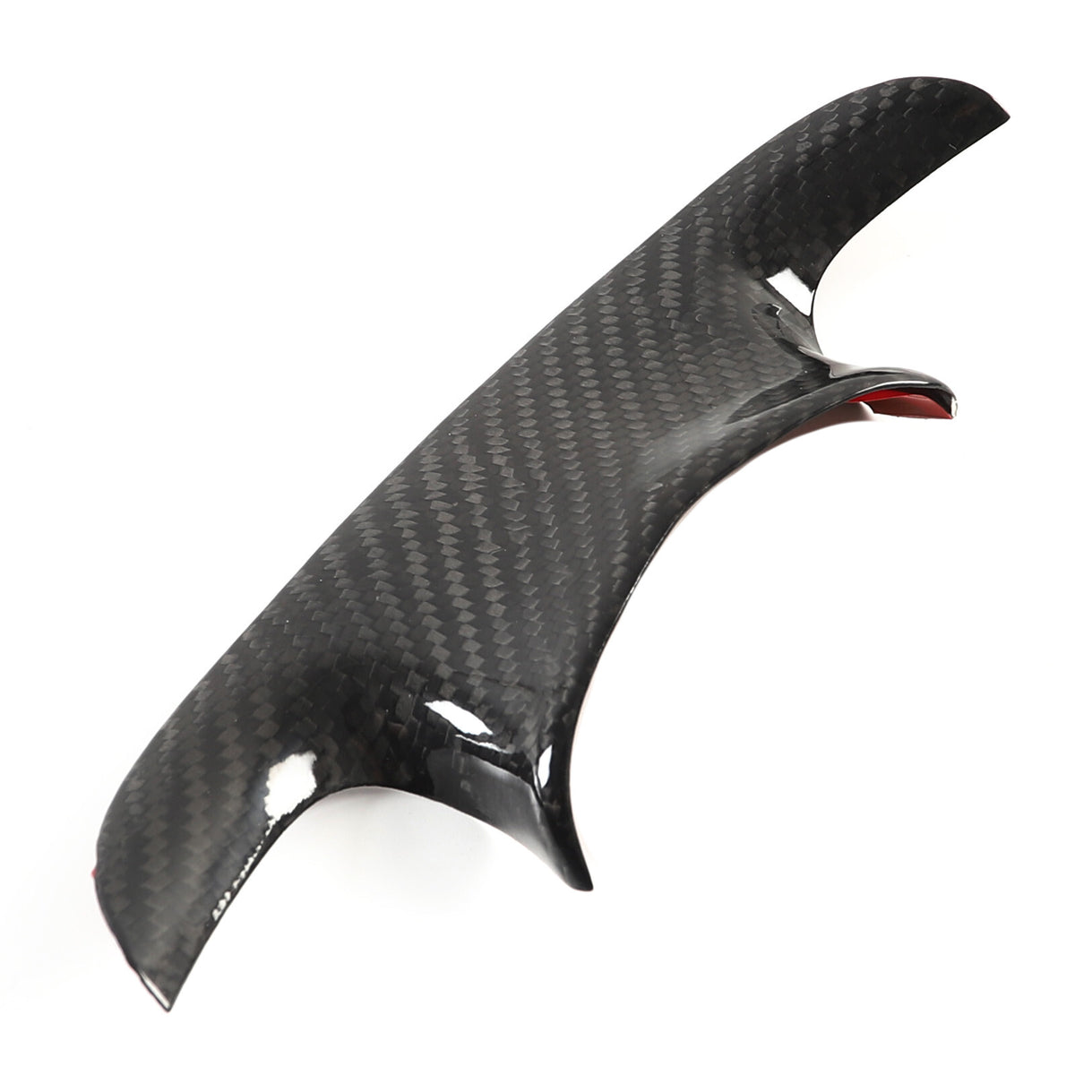 Real Dry Carbon Fiber Steering Wheel Lower Emblem Trim For Corvette C6 2005-2013 16