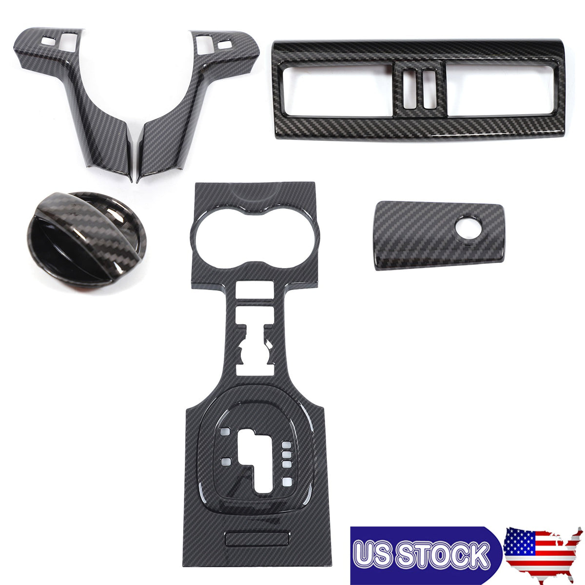 Carbon Fiber ABS Interior Decoration Cover Trim Kit For Pontiac G8 08-09 US - Styles 6-6 1