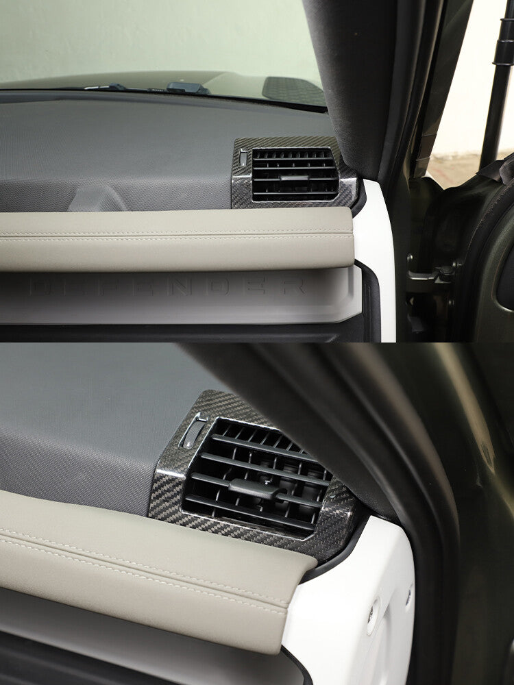 Real Dry Carbon Fiber Full Interior Trim Set For LR Defender 90 110 L663 20-23 150