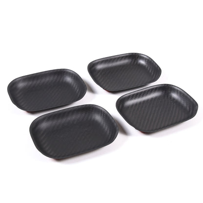 Matte Carbon Fiber Exterior Door Bowl Trim Cover For Mercedes G Class 2004-2018 4