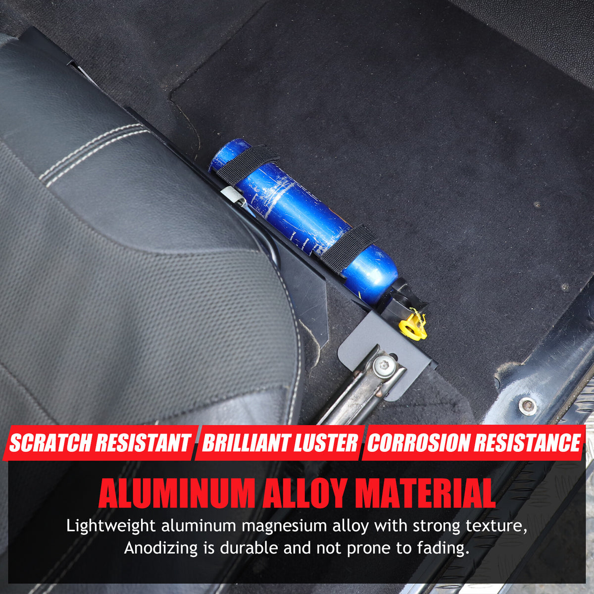 Car Seat Fire Extinguisher Holder Mount Bracket For LR Defender L316 2004-2018 8