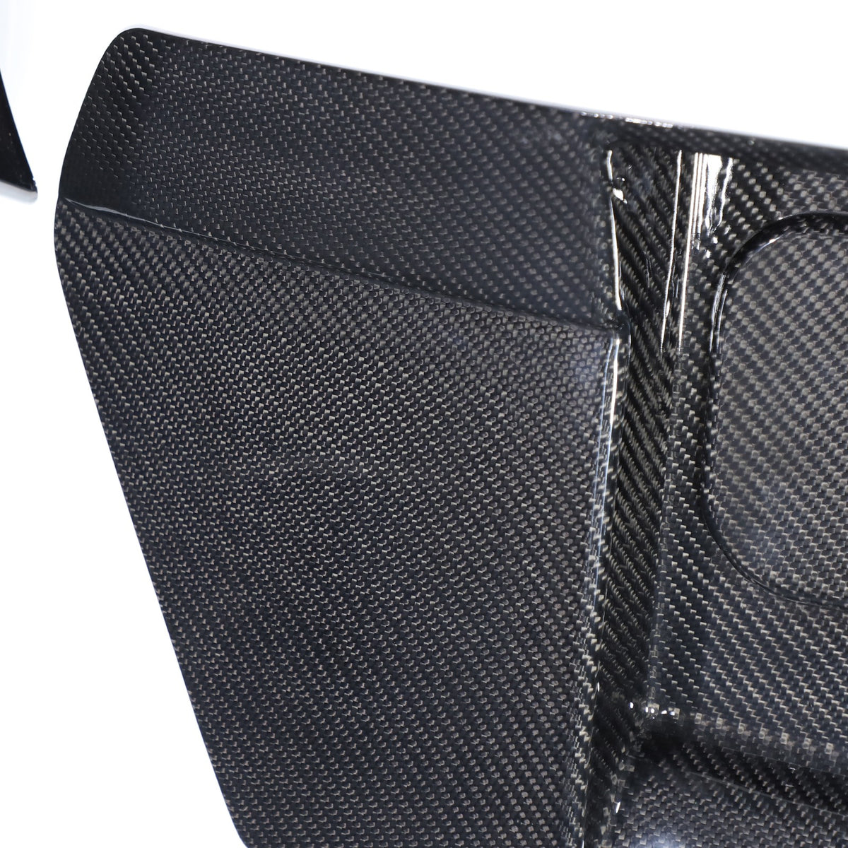 REAL CARBON FIBER Rear license plate Trim Cover For Corvette C8 Stingray Z51 3