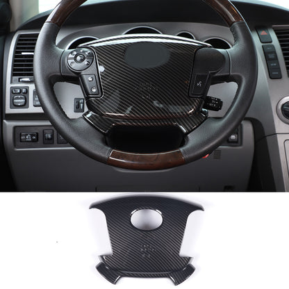 7pcs Carbon Fiber ABS Center Console Cover Trim Frame For Toyota Tundra 2007-13 9