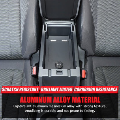Alloy Center Console Safe GUN Storage Lock Box Tray For Subaru Crosstrek GU 24+ 7