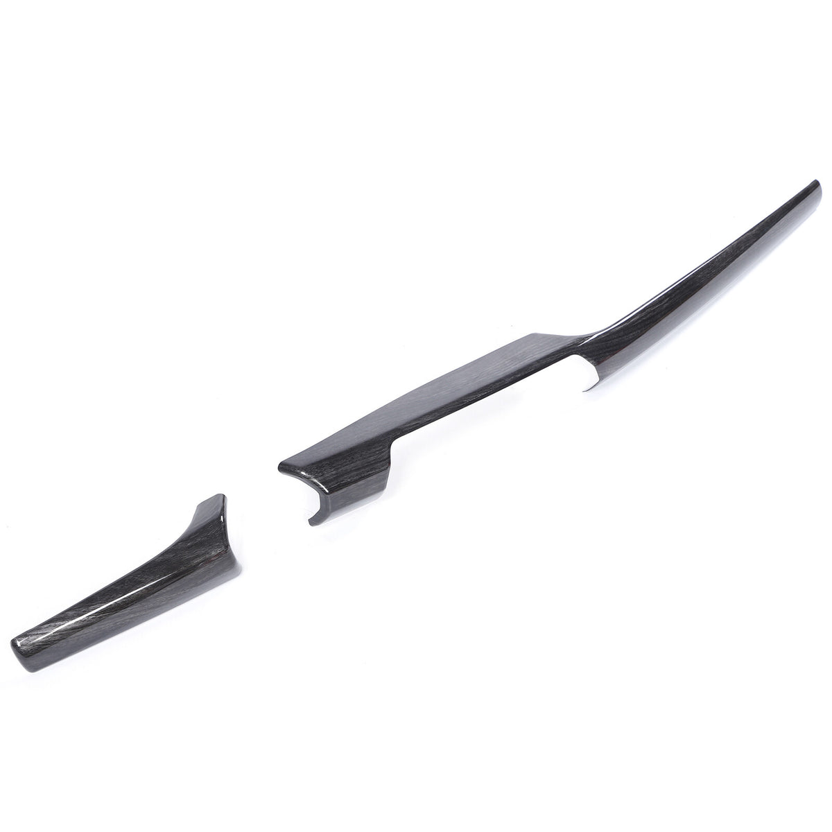 Black Grain Center Console Dashboard Cover Trim for BMW X1 U11 2023-2025 US 19
