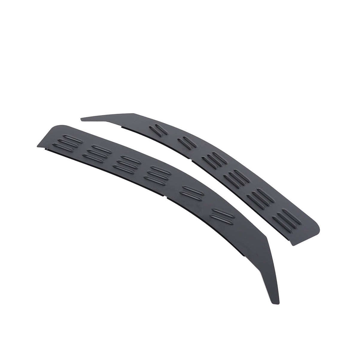 Black Alloy Front Window Louver Shutter Cover Trim For Toyota Tundra 2014-21 US 12