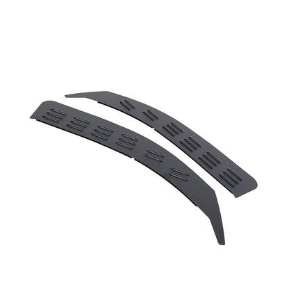 Black Alloy Front Window Louver Shutter Cover Trim For Toyota Tundra 2014-21 US 12