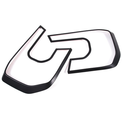 Matte Black ABS Front Headlight Bezel Trim Cover For Ford Ranger T9 2023+ US 7