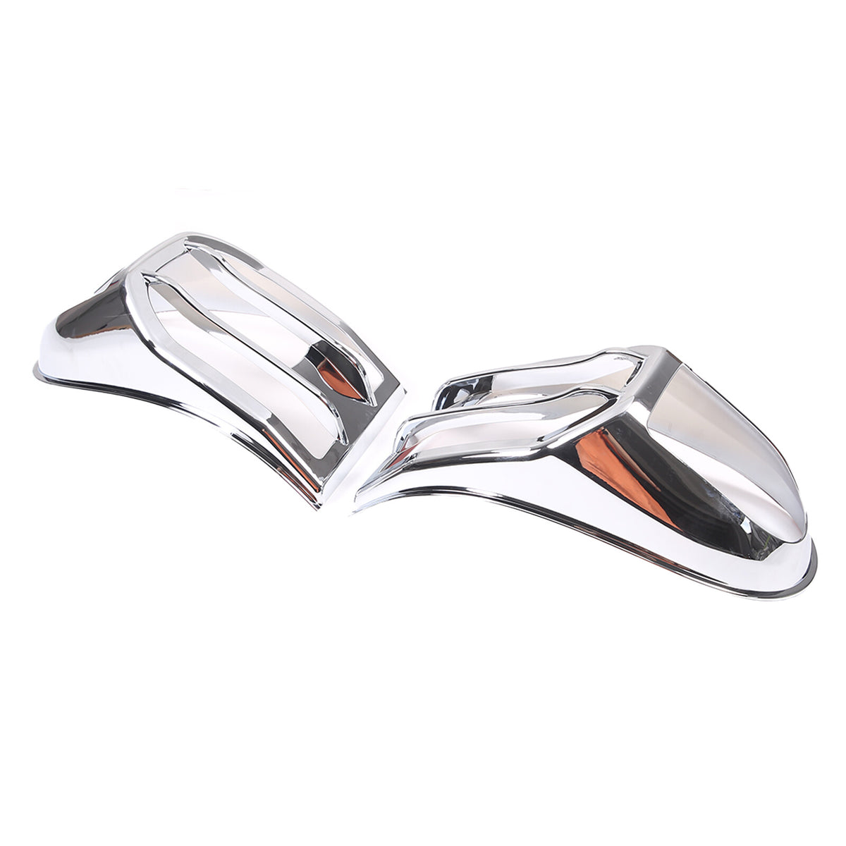 Chrome Silver Rear Tail Light Lamp Cover Trim For 2007-2014 Toyota FJ Cruiser 14