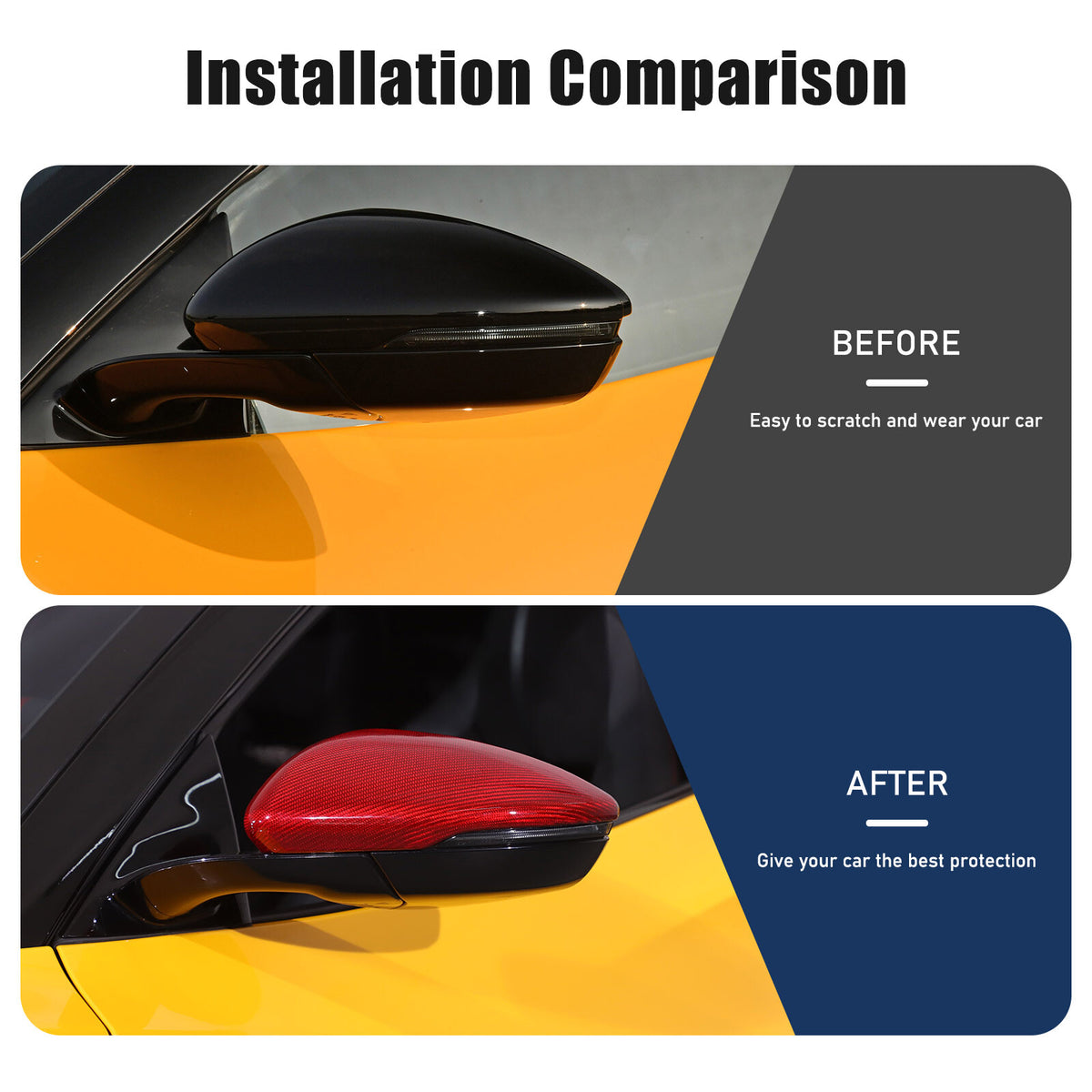 Red Real Carbon Fiber Interior Exterior Conosle Trim Cover For Lotus EMIRA 21-25 48