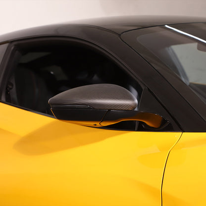 Matte Real Carbon fiber Side Rear Mirror Cover Caps Trim For Lotus EMIRA 2021-25 10